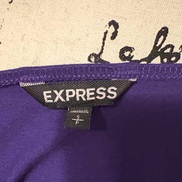 Express Purple Ruffle Dress - Picture 4 of 5